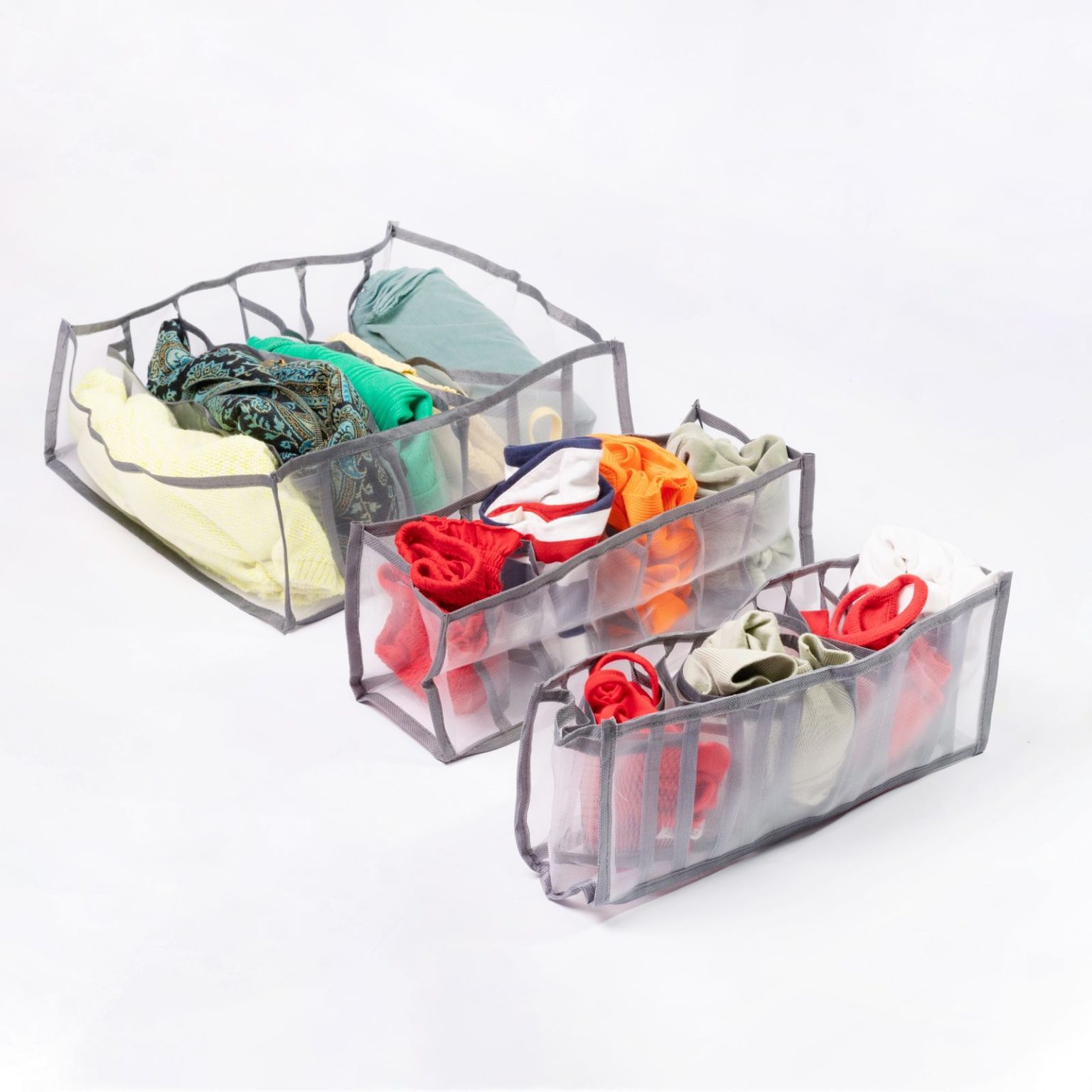 3 PIEZAS CAJONERA ORGANIZADOR PLASTICO Organizate Home Peru